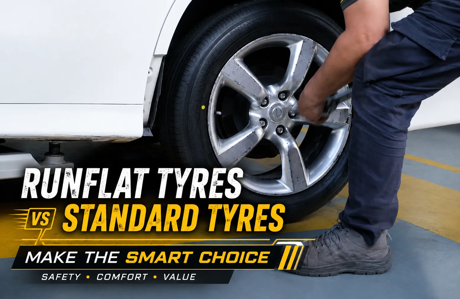 Runflat Tyres vs Standard Tyres + Emergency Tyre Repair Kit: Which Option Offers Better Value and Safety in 2026?